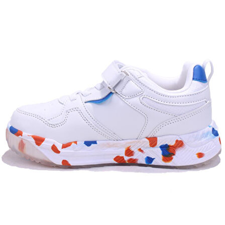 Vicco Monaco 346F24K304 Beyaz Mavi Ortopedik Günlük Erkek Çocuk Spor Ayakkabı