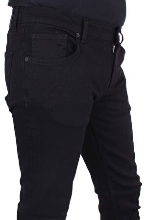 Twister Panama 731-01 Siyah Düşük Bel Dar Paça Erkek Jeans Pantolon