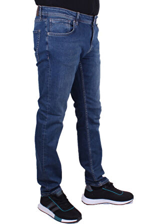 Twister Panama 761-01 Lacivert Düşük Bel Dar Paça Erkek Jeans Pantolon