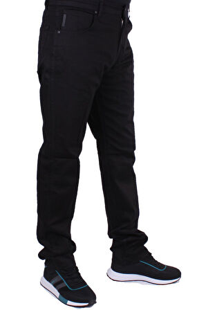 Twister Vegas 132-284 Siyah Yüksek Bel Rahat Paça Erkek Jeans Pantolon