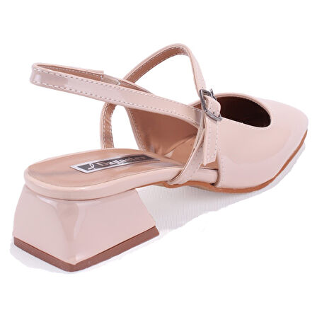 Dagoster DZA07-81500 Ten Rugan Klasik Topuklu Kadın Ayakkabı