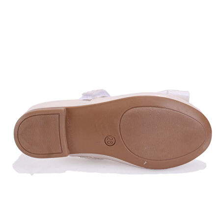 Dagoster DJA76-HY10002 Sedef Rugan Ortopedik  Kız Çocuk Babet Ayakkabı