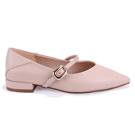 Dagoster DZA07-725315 Ten Klasik Topuklu Kadın Ayakkabı