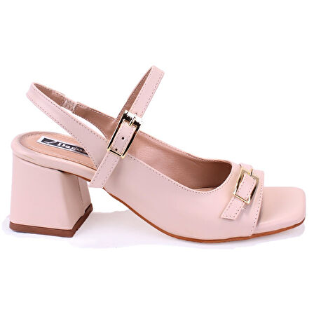 Dagoster DZA07-928210 Ten Klasik Topuklu Kadın Ayakkabı