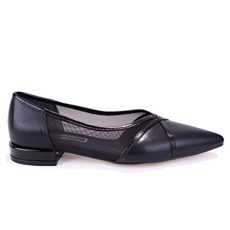 Dagoster DZA07-72551 Siyah Kısa Topuklu Kadın Ayakkabı