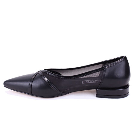 Dagoster DZA07-72551 Siyah Kısa Topuklu Kadın Ayakkabı