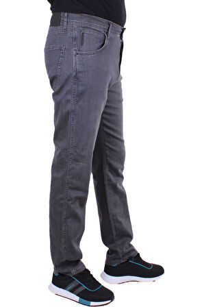 Twister Vegas 132-307 Antrasit Yüksek Bel Rahat Paça Erkek Jeans Pantolon