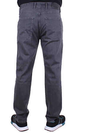 Twister Vegas 132-307 Antrasit Yüksek Bel Rahat Paça Erkek Jeans Pantolon