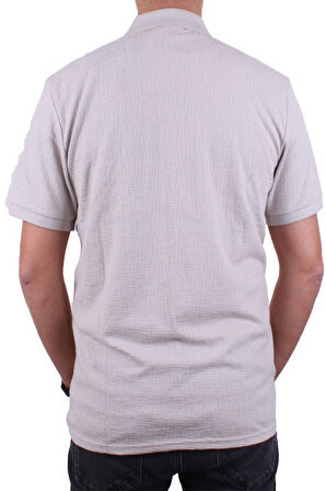 Twister 2288 Gri Günlük Kısa Kol Normal Kesim Pamuklu Polo Yaka Erkek Tişört