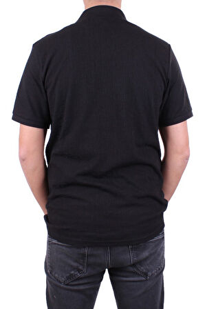 Twister 2288 Siyah Günlük Kısa Kol Normal Kesim Pamuklu Polo Yaka Erkek Tişört