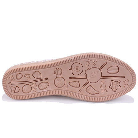 Dagoster DZA07-1155312 Ten Triko Günlük Babet Kadın Ayakkabı