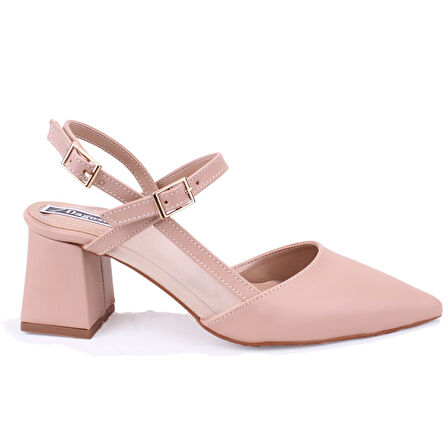 Dagoster DZA07-1296100 Ten Klasik Topuklu Kadın Ayakkabı