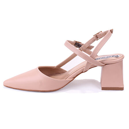 Dagoster DZA07-1296100 Ten Klasik Topuklu Kadın Ayakkabı