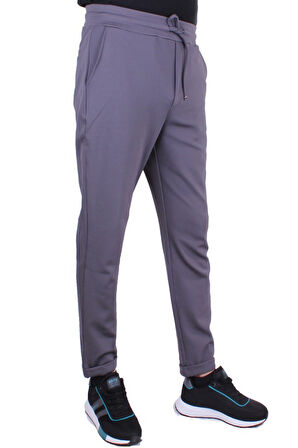 Dagoster DMG23-619962 Füme Normal Bel Dar Paça Jakarlı  Erkek  Pantolon