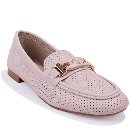 Dagoster DZA07-1181122 Bej Günlük Babet Kadın Ayakkabı