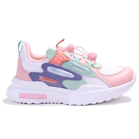 Vicco Cecelia 346F25Y167 Pudra Ortopedik Günlük Kız Çocuk Spor Ayakkabı