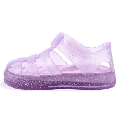 Igor S10265 Star Glitter Lila Ortopedik Günlük Kız Çocuk Sandalet