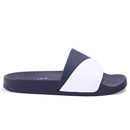 Fly Soft S263071 Lacivert Beyaz Günlük Ortopedik Erkek Spor Terlik