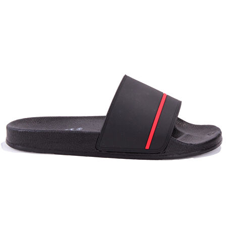 Fly Soft S263050 Siyah Kırmızı Günlük Ortopedik Erkek Spor Terlik