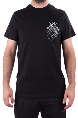 Twister Jeans 2319 Siyah Günlük Pamuklu Bisiklet Yaka Erkek Tişört