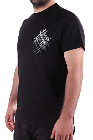 Twister Jeans 2319 Siyah Günlük Pamuklu Bisiklet Yaka Erkek Tişört