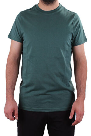 Twister Jeans 2300 Yeşil Günlük Pamuklu Basıc Bisiklet Yaka Erkek Tişört