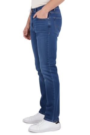 Twister Vegas 132-309 Mavi Yüksek Bel Rahat Paça Erkek Jeans Pantolon