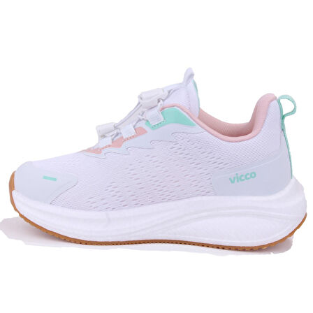 Vicco Knit 346F25Y153 Beyaz Ortopedik Günlük Kız Çocuk Spor Ayakkabı