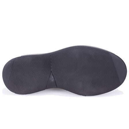 Dagoster DMA78-9505  Siyah Ortopedik Klasik Spor Erkek Deri Ayakkabı