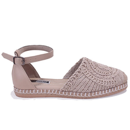 Dagoster DZA07-1155198 Ten Triko Günlük Babet Kadın Ayakkabı