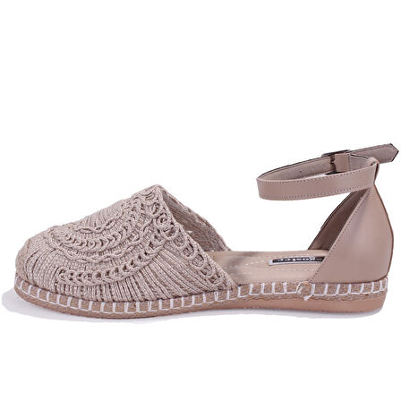 Dagoster DZA07-1155198 Ten Triko Günlük Babet Kadın Ayakkabı