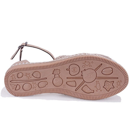 Dagoster DZA07-1155198 Ten Triko Günlük Babet Kadın Ayakkabı