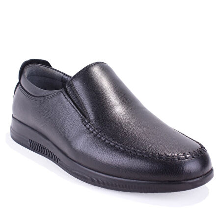 Dagoster DMA08-2005 Siyah Ortopedik Günlük Deri Erkek Ayakkabı