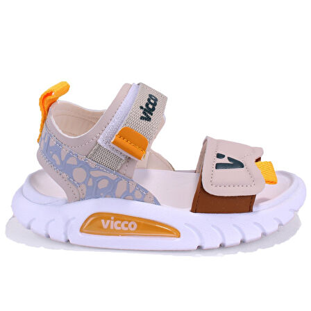 Vicco Dekan 332P25Y203 Bej Ortopedik Günlük Erkek Çocuk Spor Sandalet