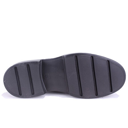 Dagoster DMA78-27513 Siyah Ortopedik Klasik Spor Erkek Deri Ayakkabı