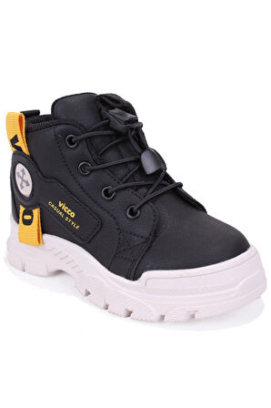 Marcus 946B24K407 Siyah Ortopedik Günlük Erkek Çocuk Bot