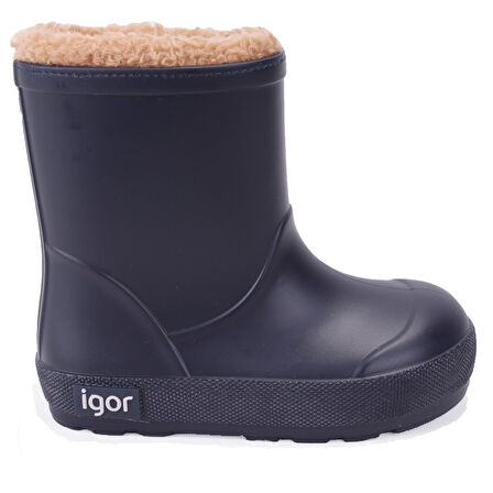 İgor W10306 Yogi Borreguito Lacivert Ortopedik Erkek Çocuk Yağmur Çizme