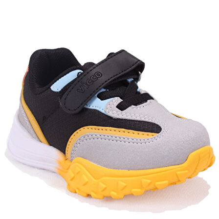 Vicco Surf 346B25K253 Siyah Ortopedik  Günlük Erkek Çocuk Spor Ayakkabı