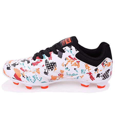 Jump 32202 Beyaz Krampon Çocuk Futbol Ayakkabı