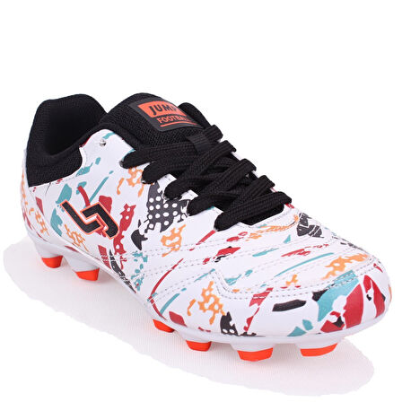 Jump 32202 Beyaz Krampon Çocuk Futbol Ayakkabı