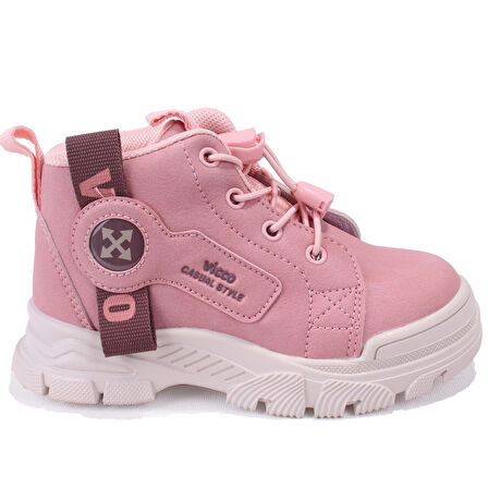 Vicco Marcus 946B24K407 Pudra Ortopedik Günlük Kız Çocuk Bot