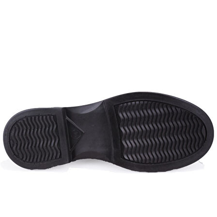 Dagoster DZA07-8892680 Siyah Günlük Bağcıklı Loafer Kadın Ayakkabı