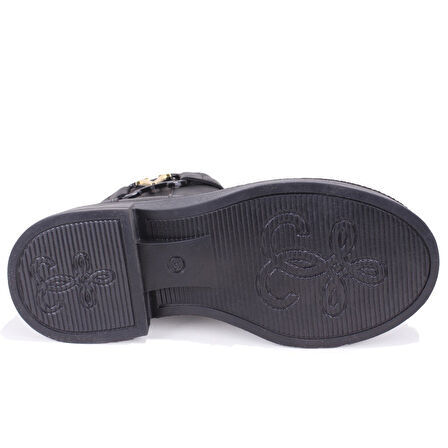 Dagoster DZA07-127574 Siyah  Günlük Düz Topuk Kadın Bot