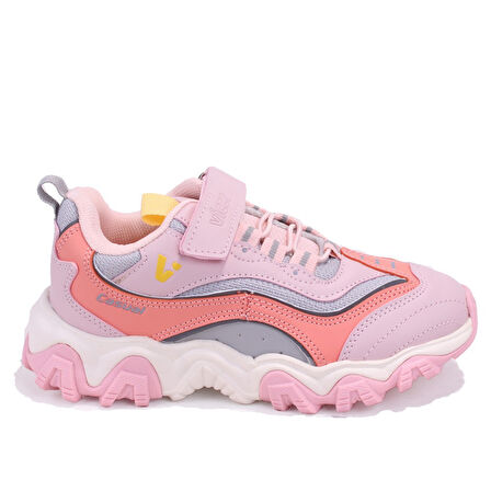 Vicco Pote 346F25K244 Pudra Ortopedik Günlük Kız Çocuk Spor Ayakkabı