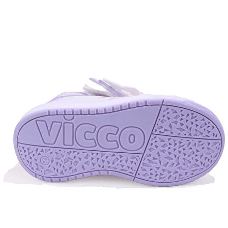 Vicco Yenni 946P25K416 Lila Ortopedik Günlük Işıklı  Kız Çocuk Spor Bot