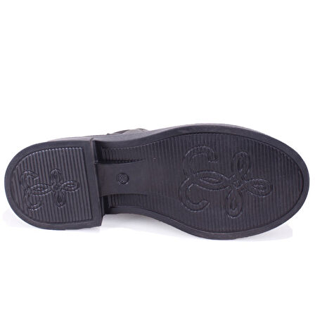 Dagoster DZA07-1275071 Siyah Günlük Düz Topuk Kadın Bot