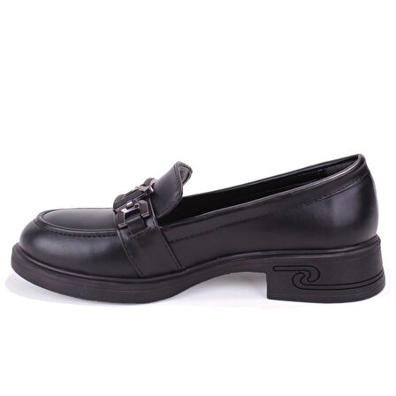 Dagoster DZA07-1270309 Siyah Günlük Loafer  Kadın Ayakkabı