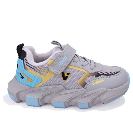 Vicco Space 346F25K238 Gri Ortopedik Günlük Erkek Çocuk Spor Ayakkabı