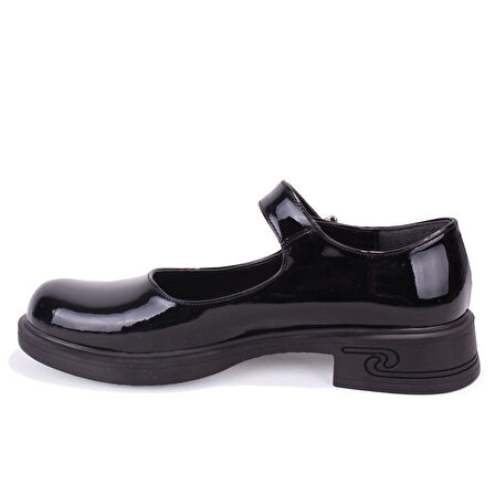 Dagoster DZA07-1004V01 Siyah Rugan Günlük Loafer  Kadın Ayakkabı