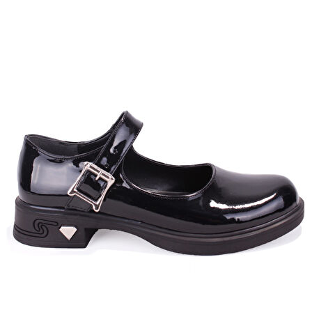 Dagoster DZA07-1004V01 Siyah Rugan Günlük Loafer  Kadın Ayakkabı